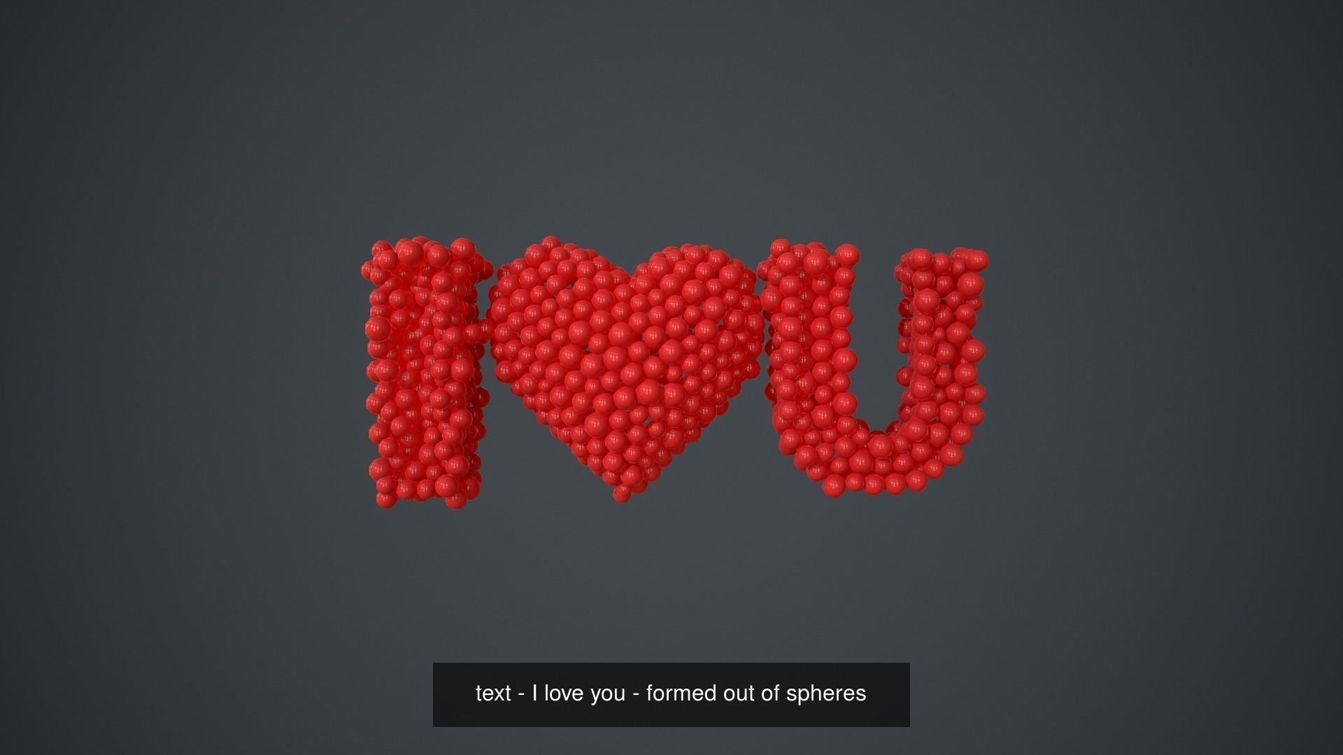 heart - lips - love - I love you - animations 3D Model Collection_13