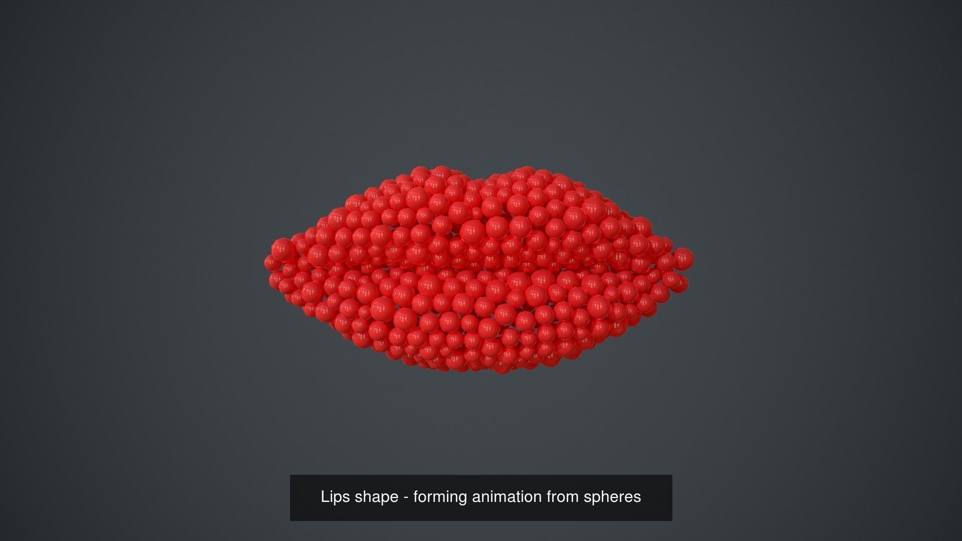 heart - lips - love - I love you - animations 3D Model Collection_11