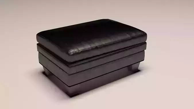 leather set ottoman