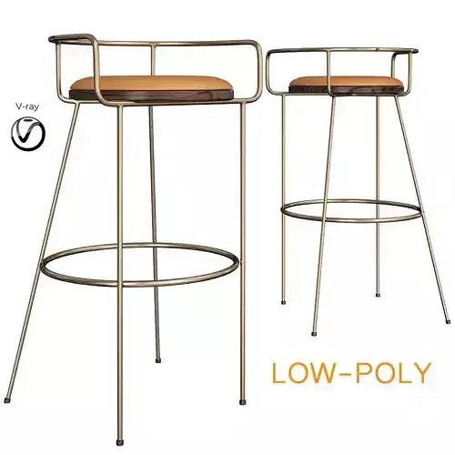 Bar Stools Tall 3d model