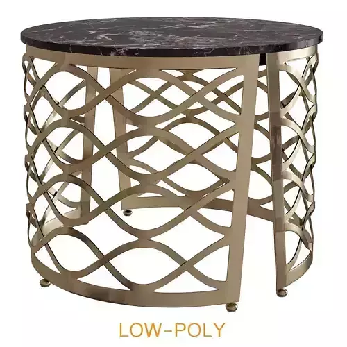 coffee table ISIDORO Round  Isidoro Collection  Cantori 3d model