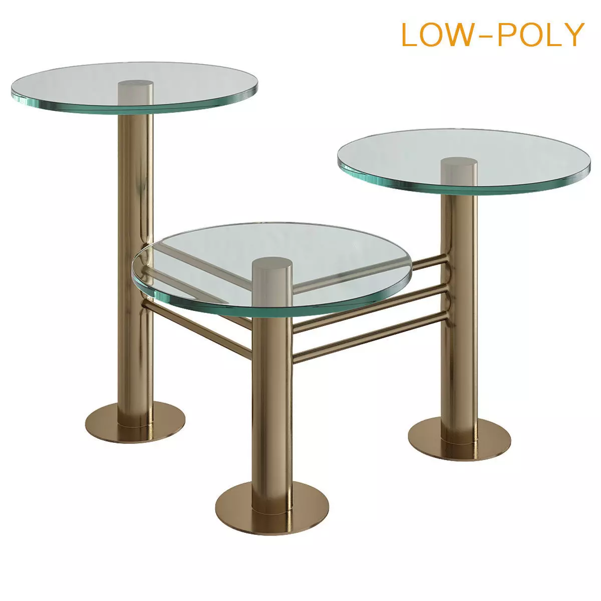 3D model Multi Level 3d model Coffee Table VR / AR / low-poly | CGTrader