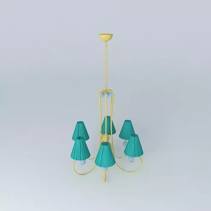 beautiful ceiling lamp Free 3D model