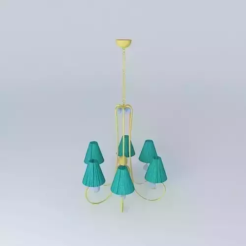 beautiful ceiling lamp Free 3D model