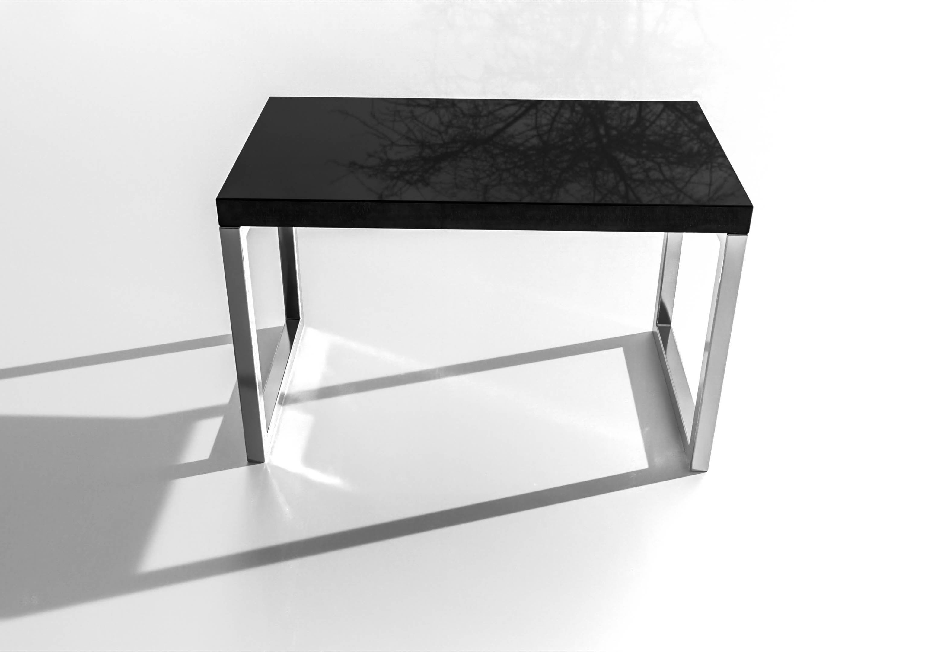 BLACK AND WHITE INVICTA INTERIOR OFFICE CABINET DESK Low-poly 3D model_2