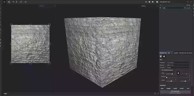 Seamless Stonework PBR Texture Texture