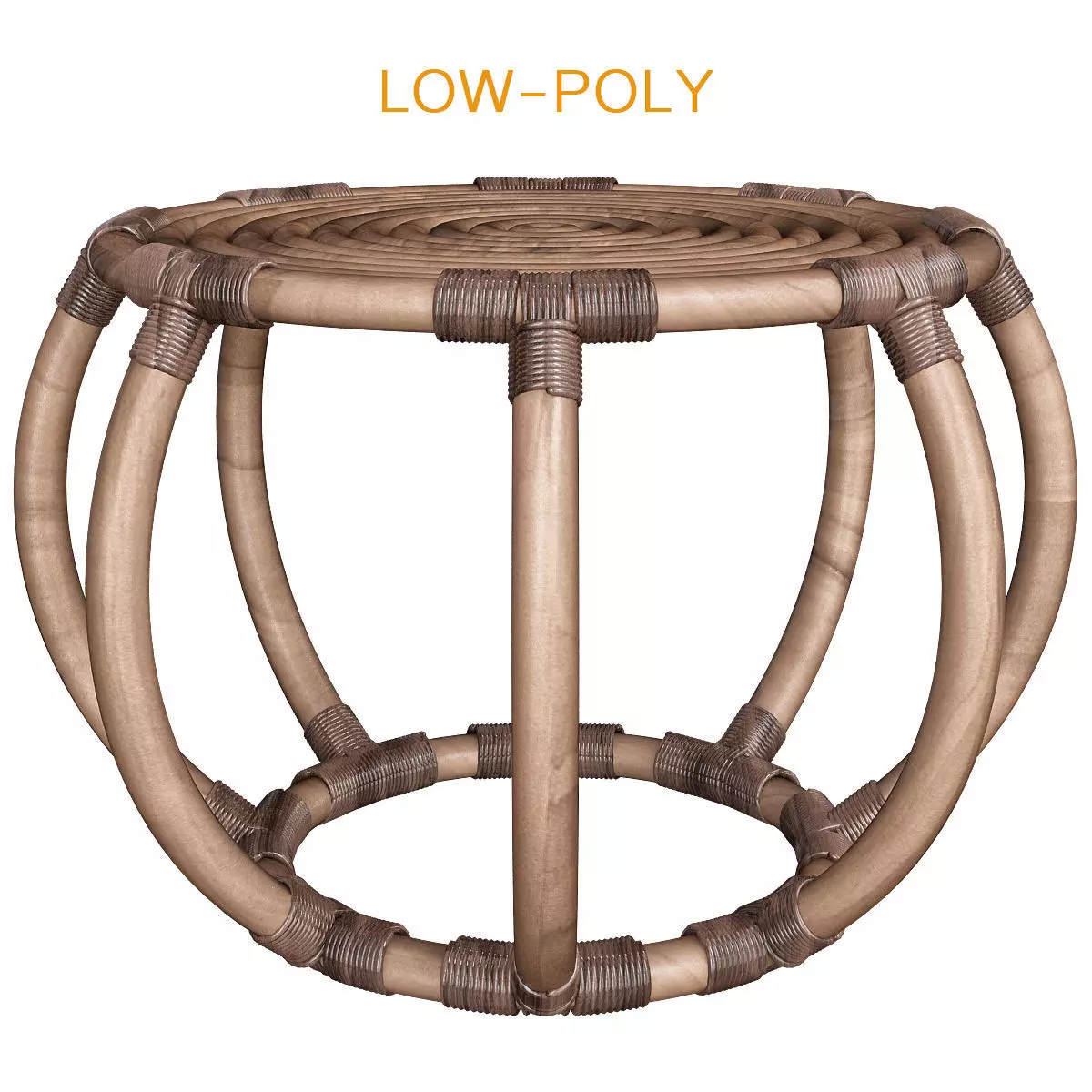 Aniston Coffee Table - LD Shoppe 3d model Low-poly 3D model_0