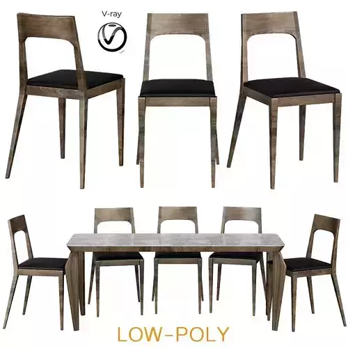 Gioia Dining Table 3d model