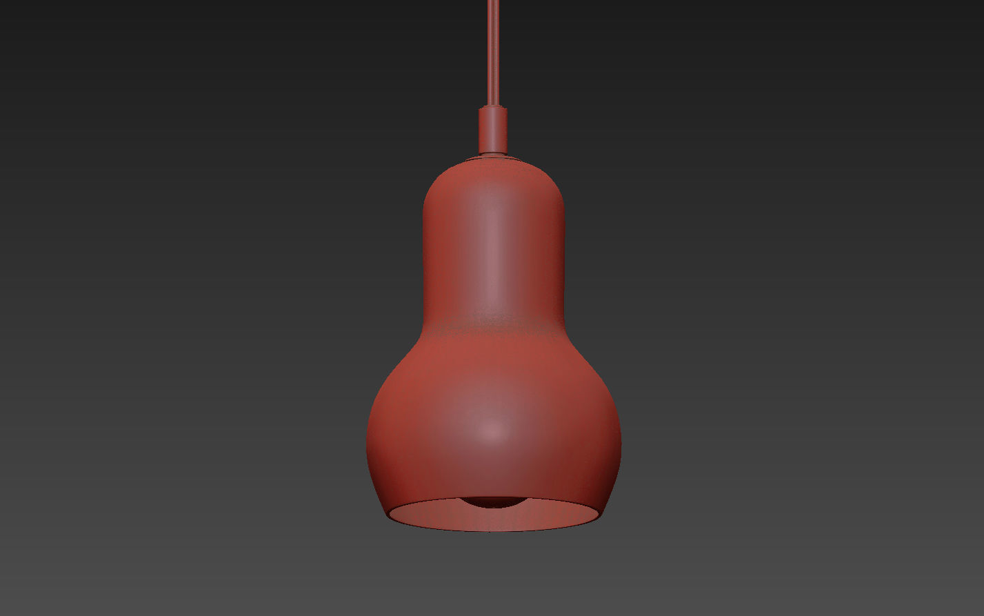 NOVA 68 Tradition Modern Glass Bulb Pendant Lamp 3D model_3