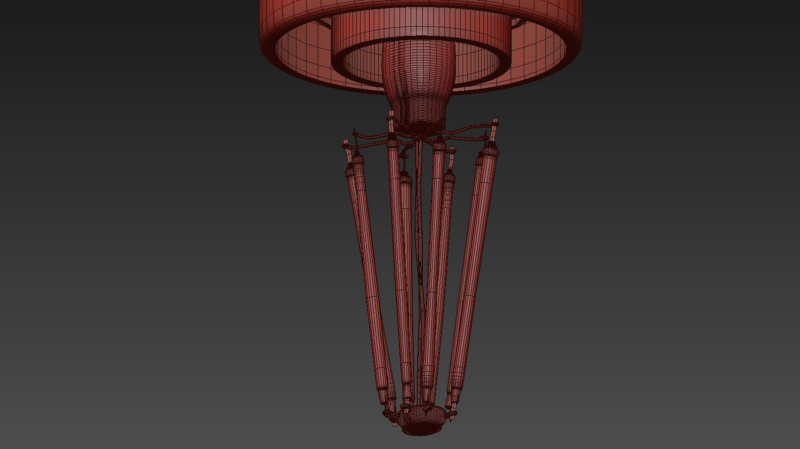 NOVA 68 Tradition Modern Glass Bulb Pendant Lamp 3D model_5