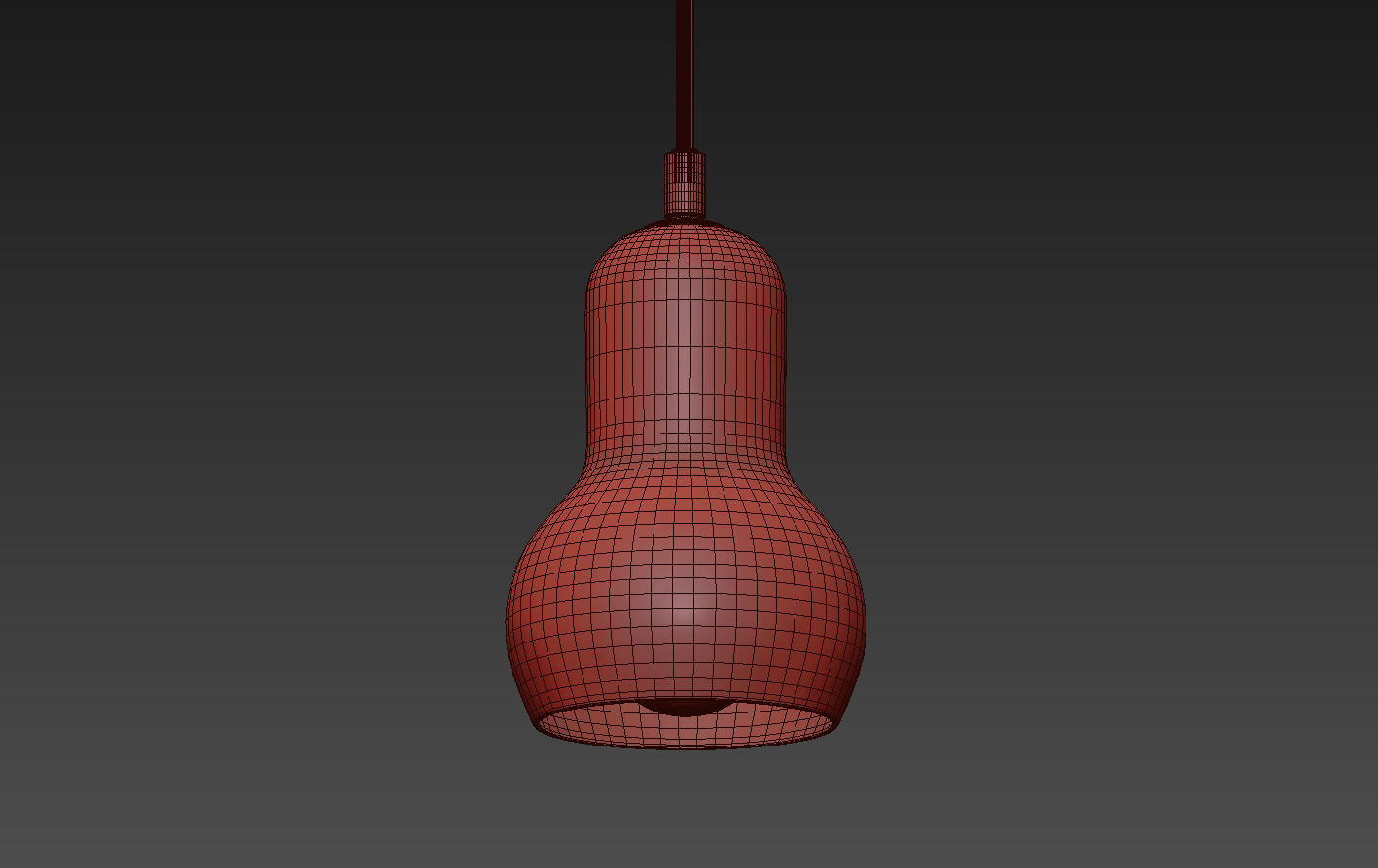NOVA 68 Tradition Modern Glass Bulb Pendant Lamp 3D model_9