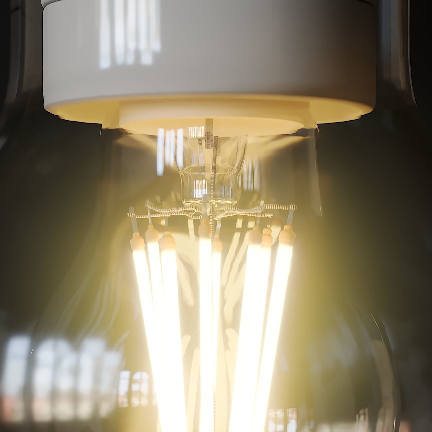 NOVA 68 Tradition Modern Glass Bulb Pendant Lamp 3D model_2