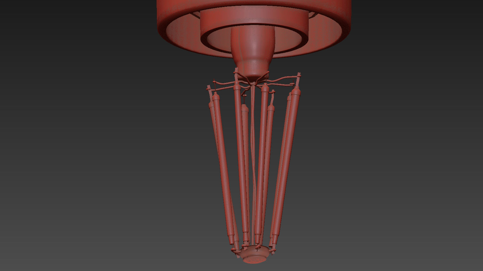 NOVA 68 Tradition Modern Glass Bulb Pendant Lamp 3D model_4