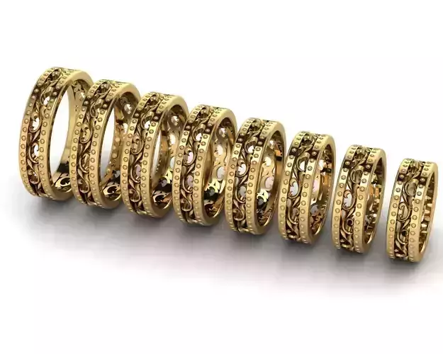 wedding ring set 1912