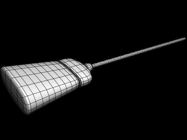 broom Free low-poly 3D model_4