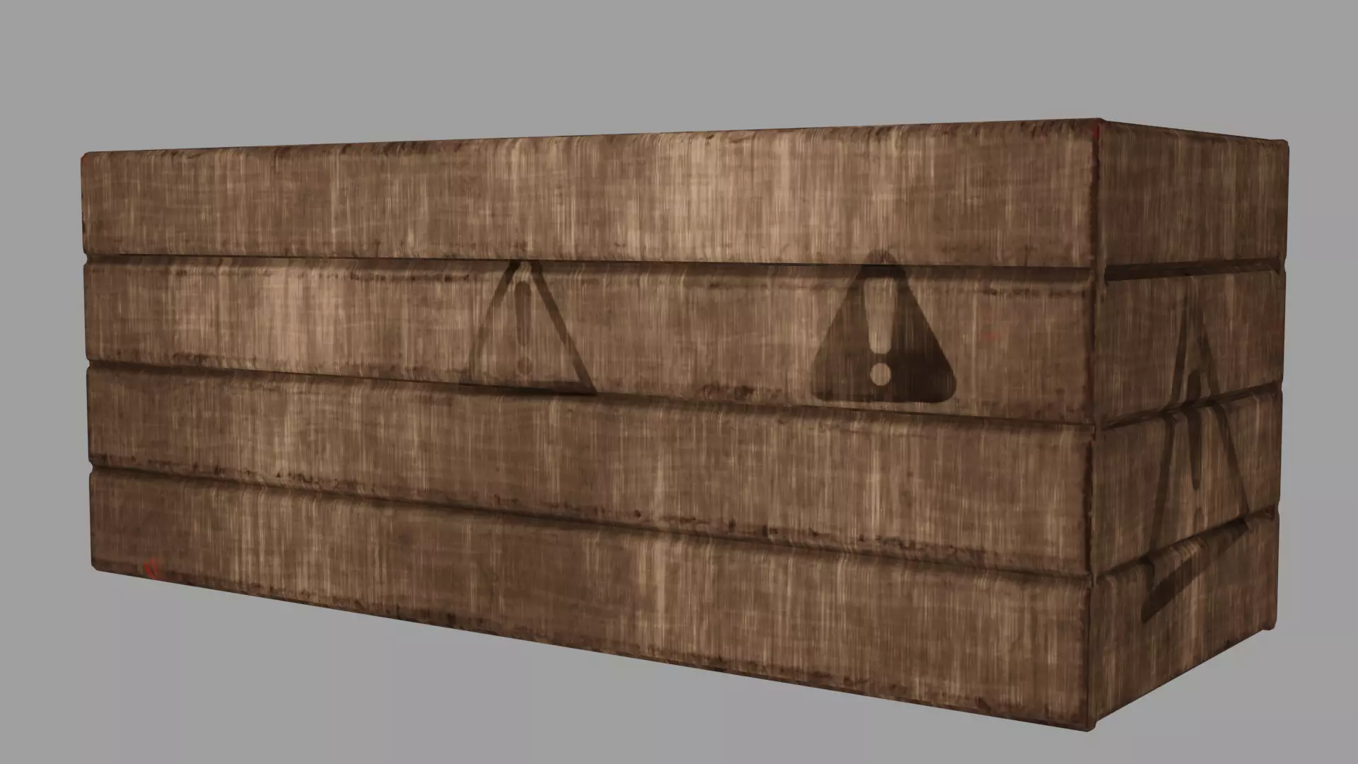 Real Weapon Box 3D model 3D Wooden Weapon Box VR / AR / low-poly | CGTrader