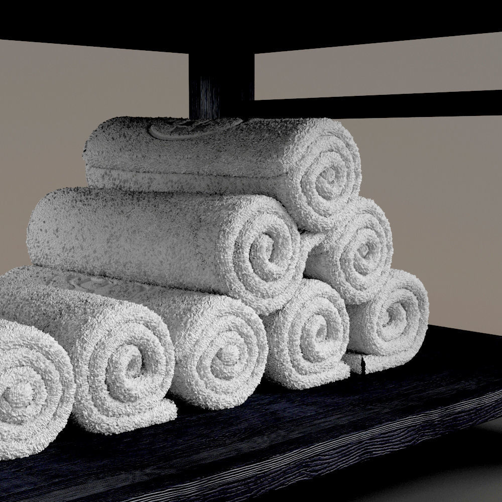 Spa Bed Massage Table 3 3D model_4