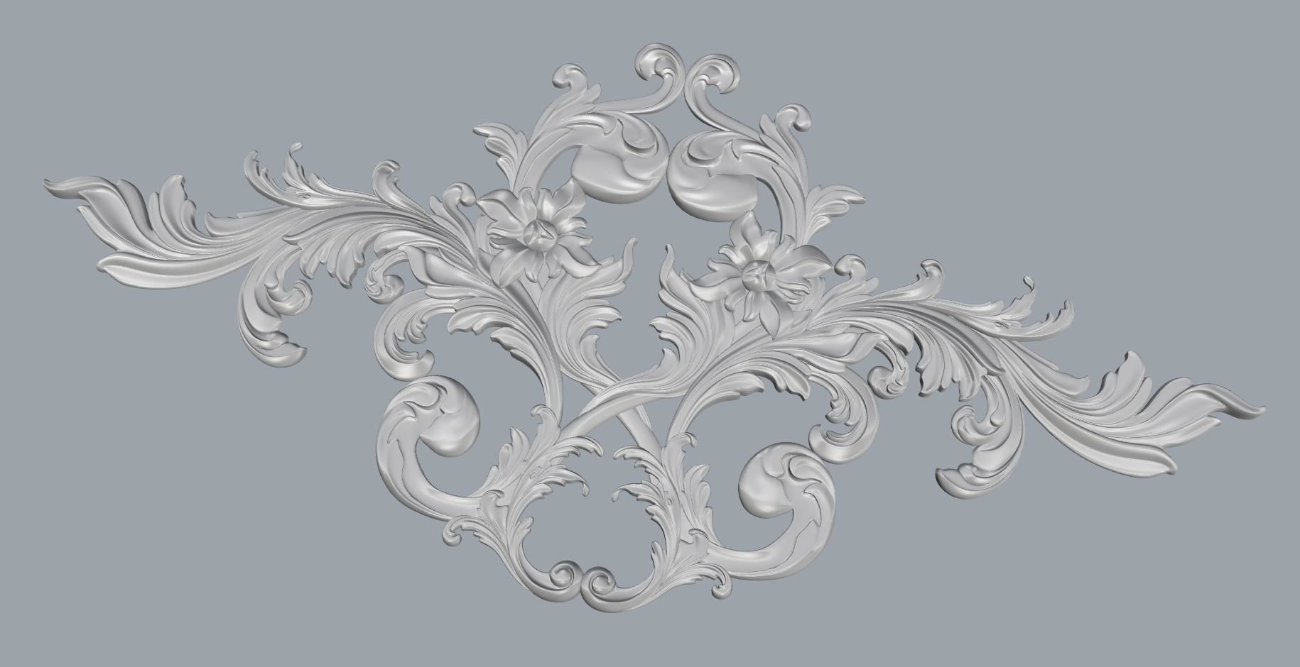Ornament ornate design 3D print model_1