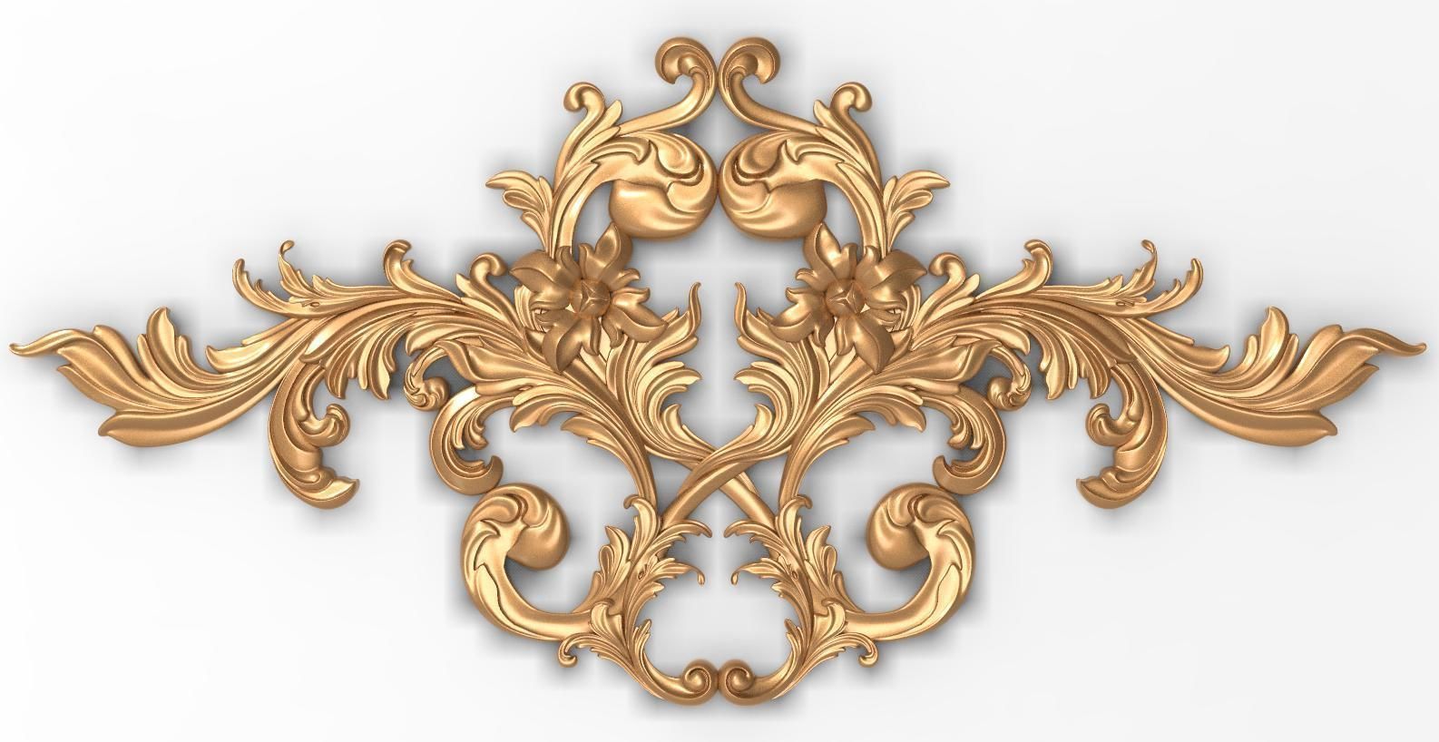 Ornament ornate design 3D print model_2
