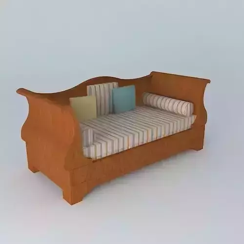 Old fashioned french Bed Louis-Philippe