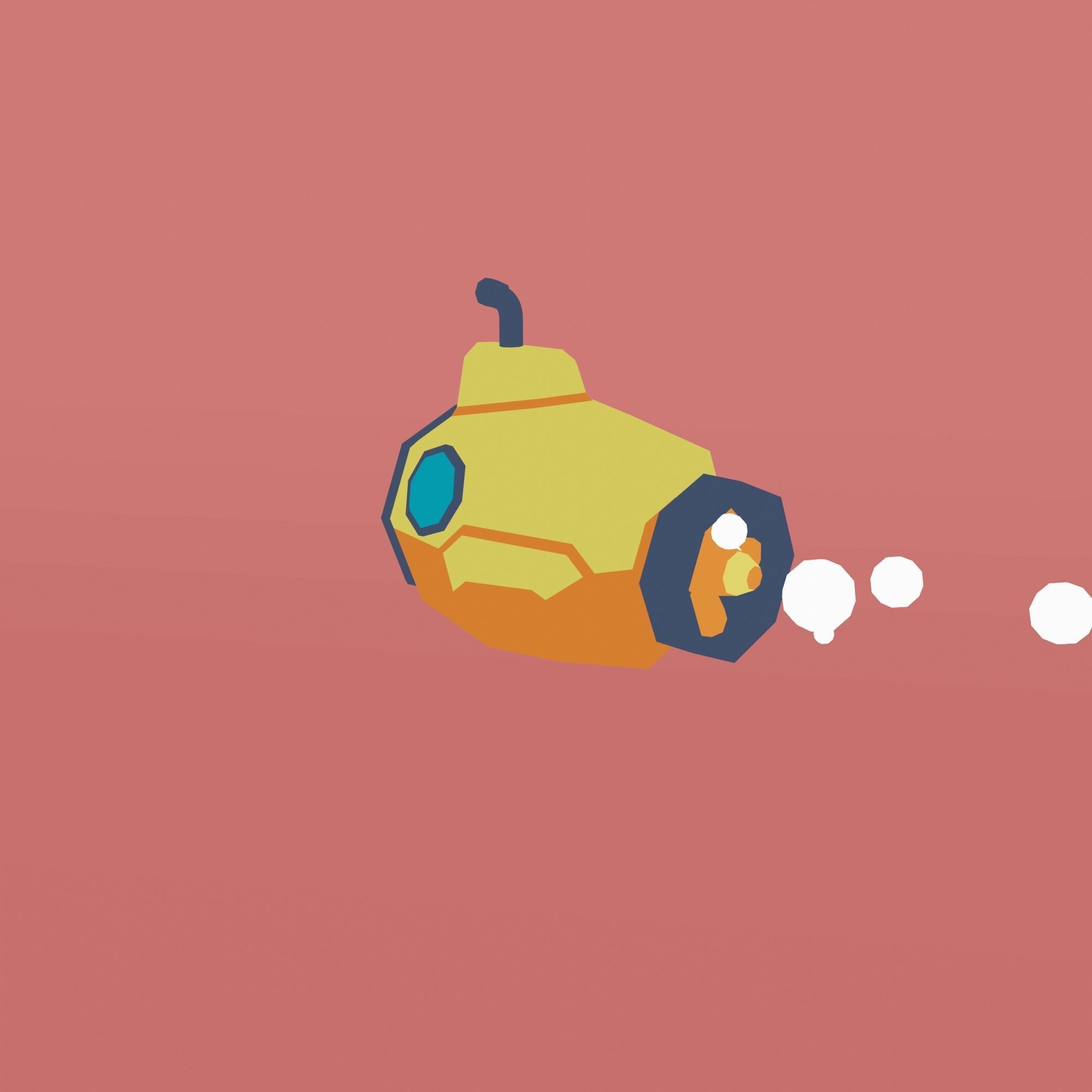 3D model Toony Series - Tiny Submarine - Included propeller animation ...