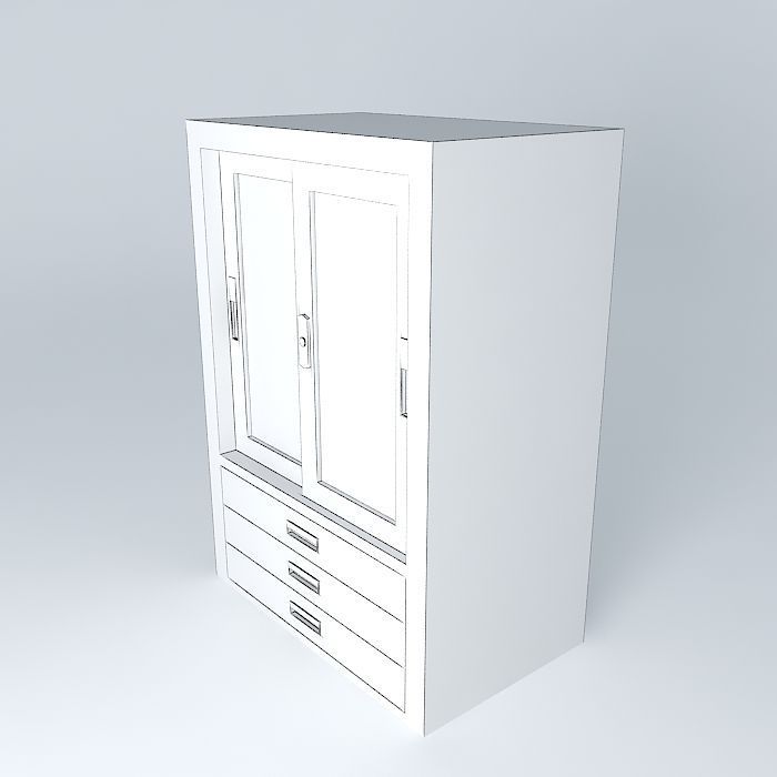 Aids cabinet Free 3D model_4