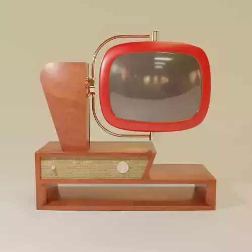 Retro TV 3D model