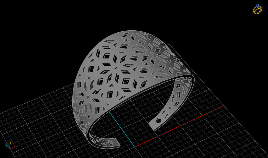 Butani Ruby Diamond Gold Ring 3D print model_15