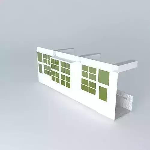 Classroom Hashiro North Building Free 3D model