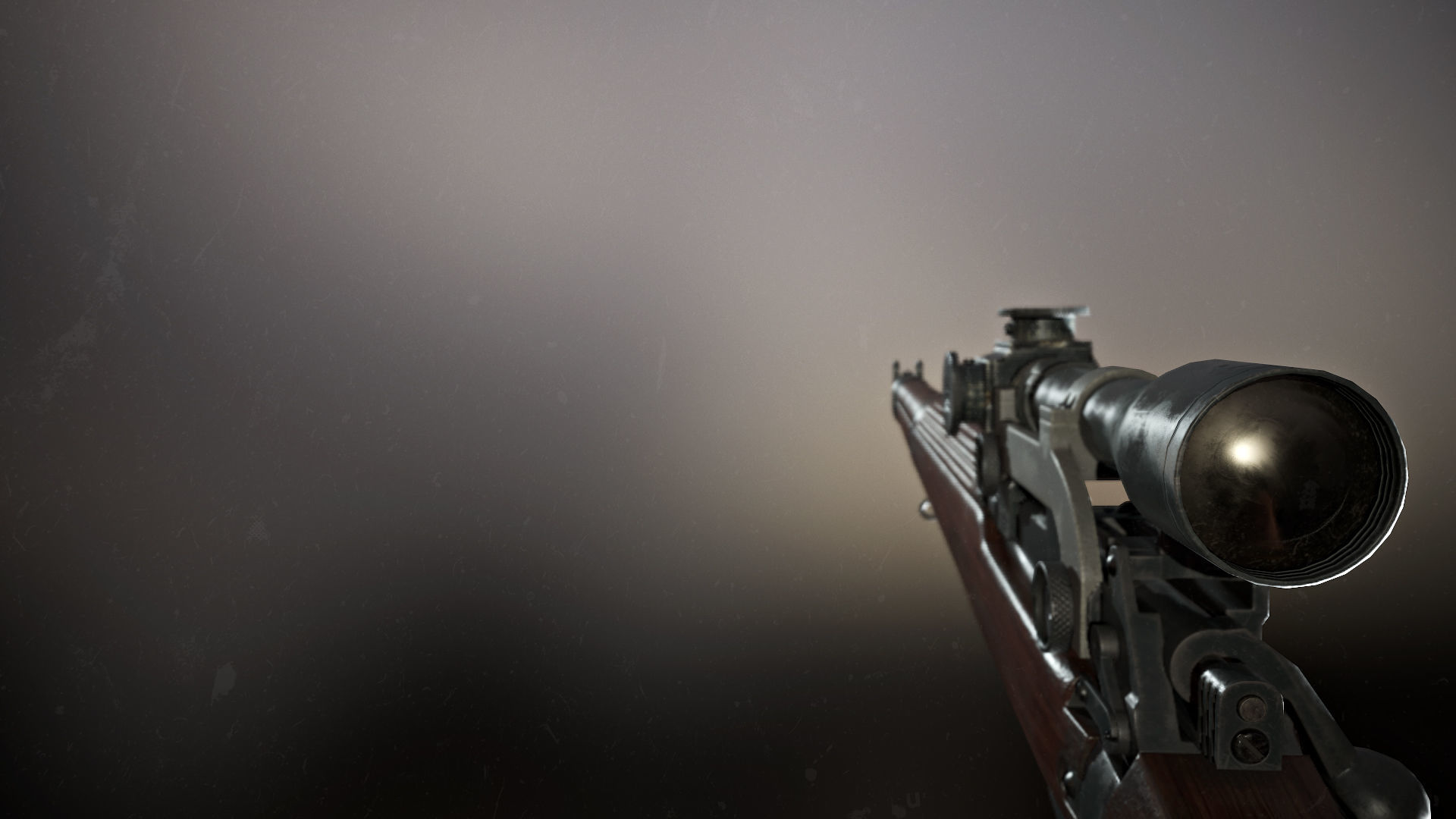 Lee-enfield no4 rifle  Low-poly 3D model_5