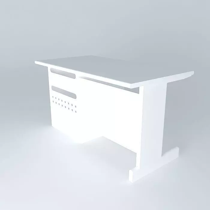 OA computer desk Free 3D model