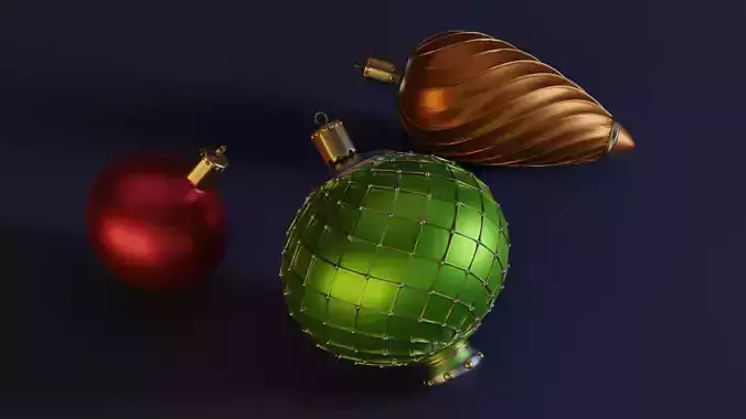 Christmas tree decoration set