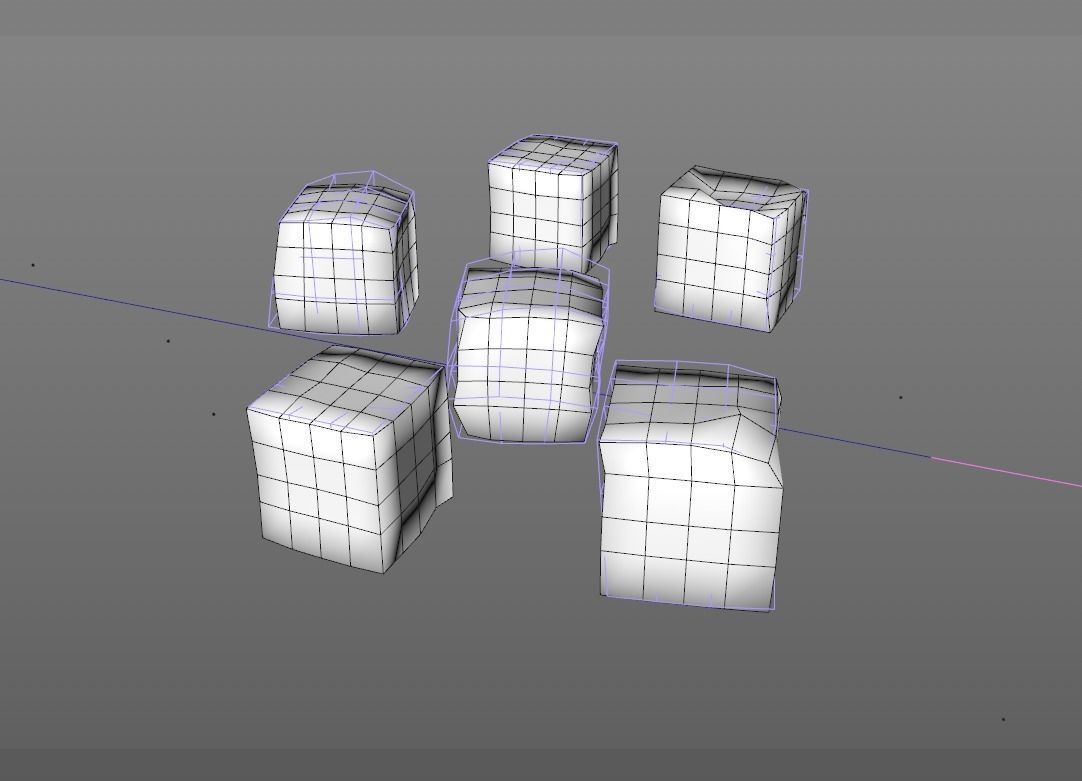 ice cubes for cinema4d 3D model_5