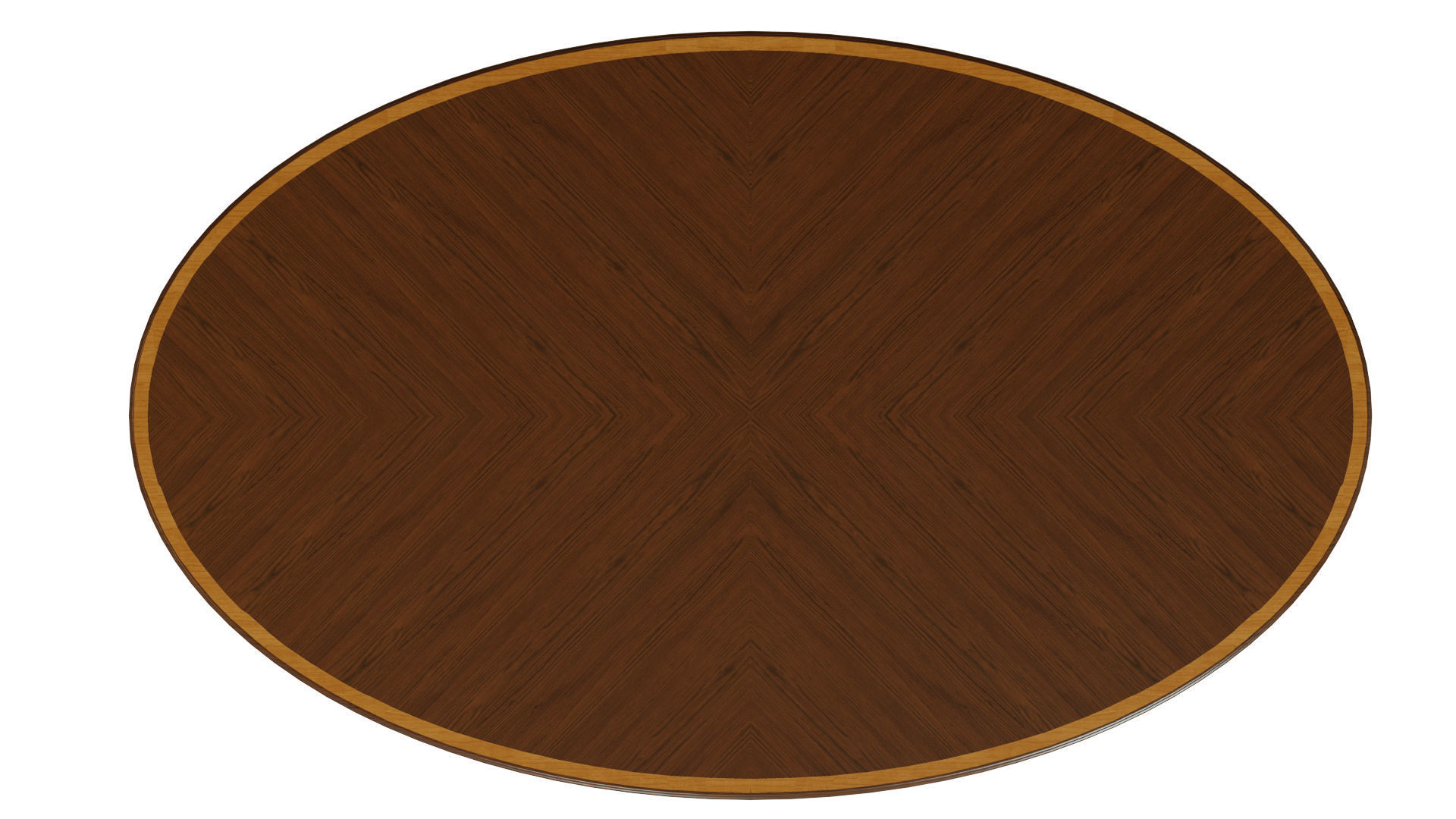 Classic table with carvings 1800  3D model_4