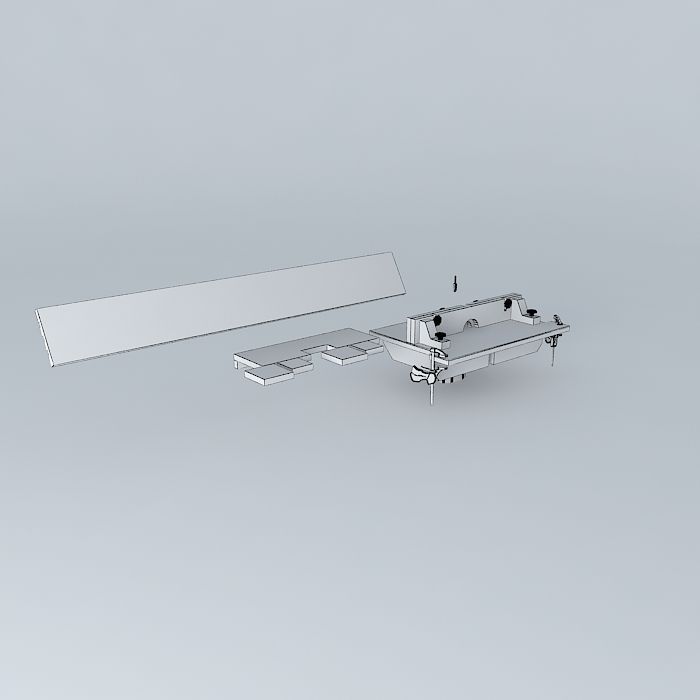 Router Table Centering Jig Free 3D model_4