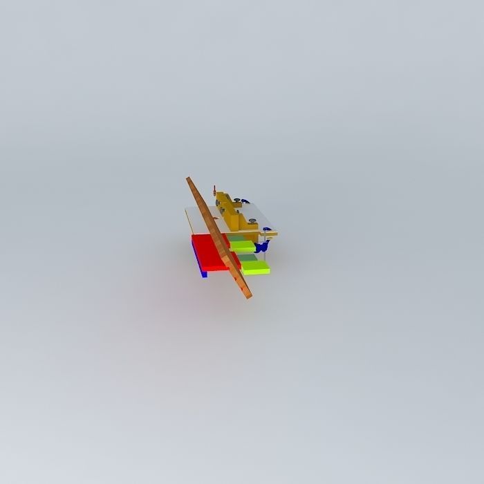 Router Table Centering Jig Free 3D model_2