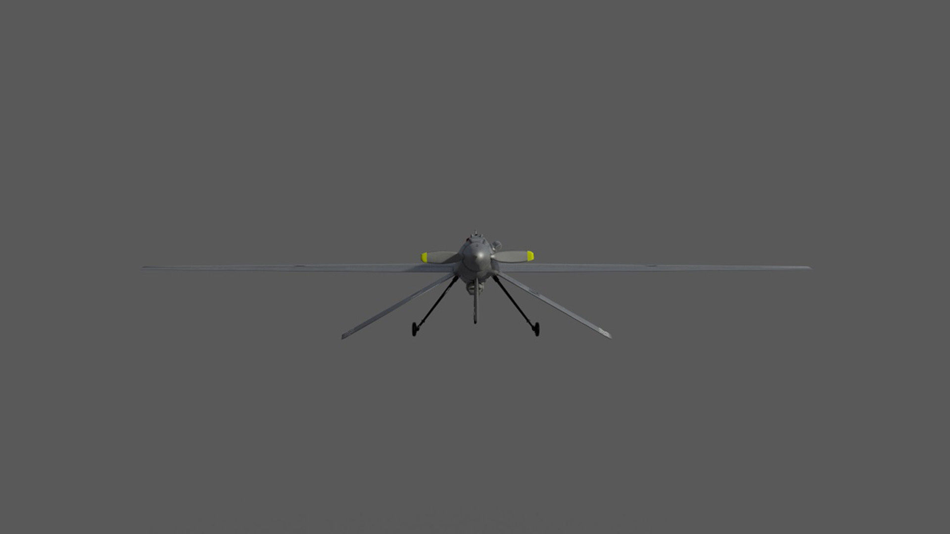 MQ-1A Predator UAV Low-poly 3D model_8
