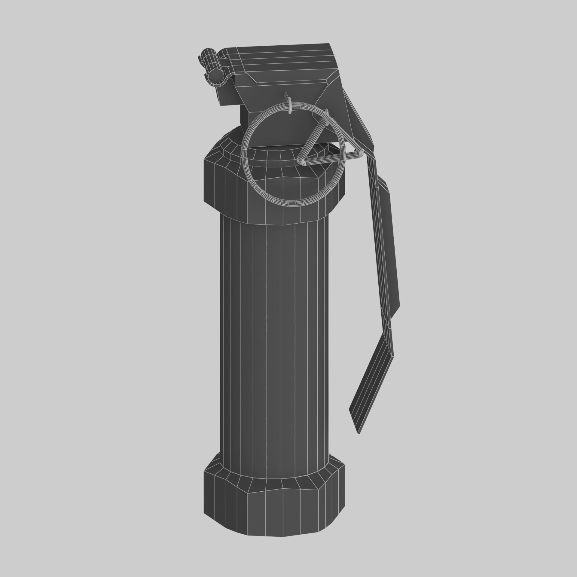 Flash Grenade - Resident Evil 2 3D model_5