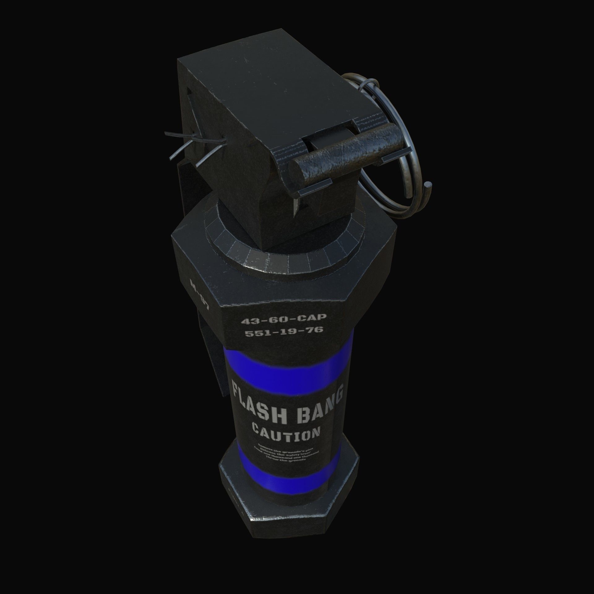 Flash Grenade - Resident Evil 2 3D model_3