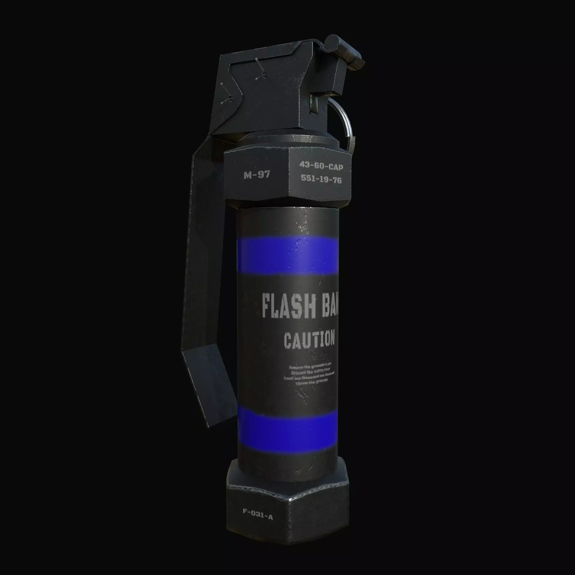 Flash Grenade - Resident Evil 2 3D model_0