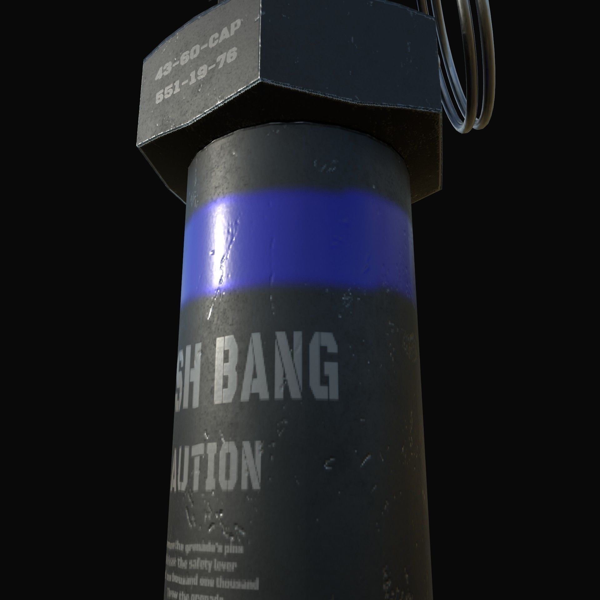 Flash Grenade - Resident Evil 2 3D model_4