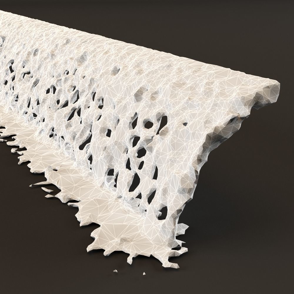 Collection fountain waterfall 3D model_9