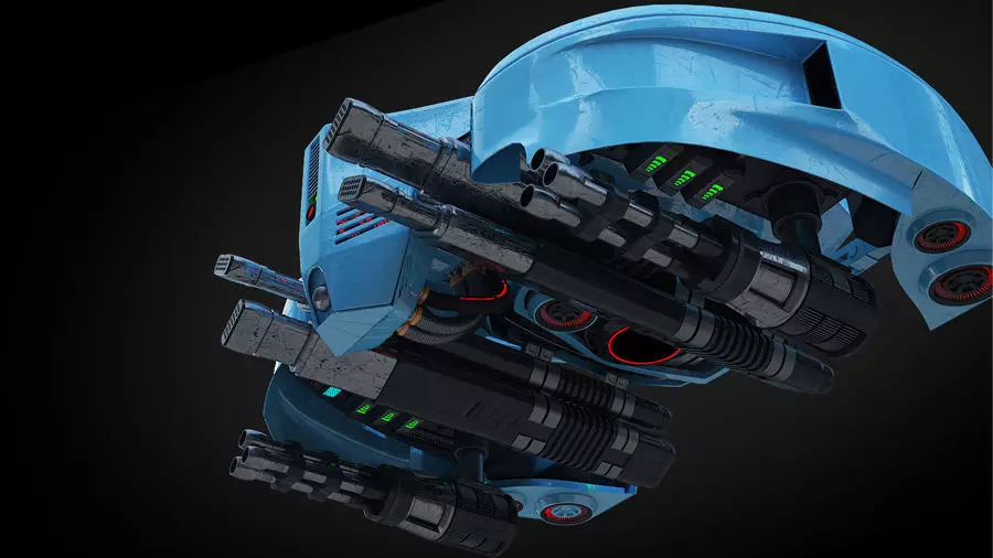 alien drone 3D model