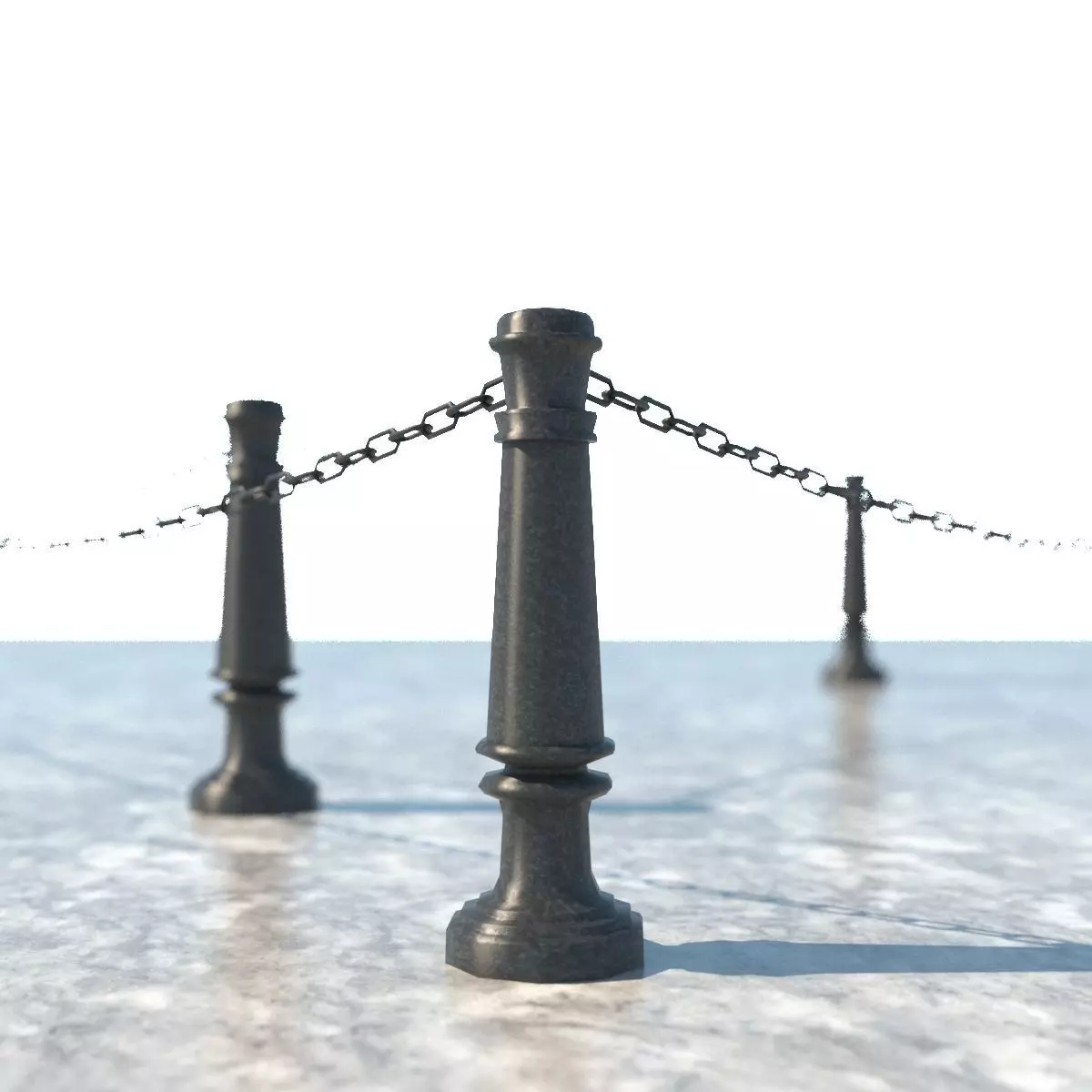 FREE - Chain VR AR Lowpoly Free 3D model_0