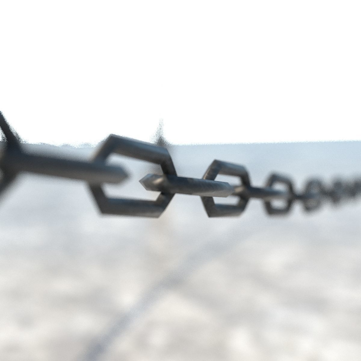 FREE - Chain VR AR Lowpoly Free 3D model_2