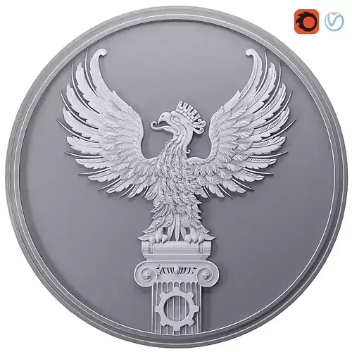 Eagle silver coin with
