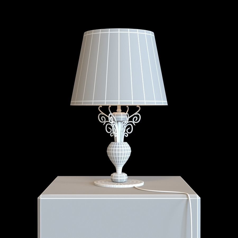 Table Lamp Free 3D model_4