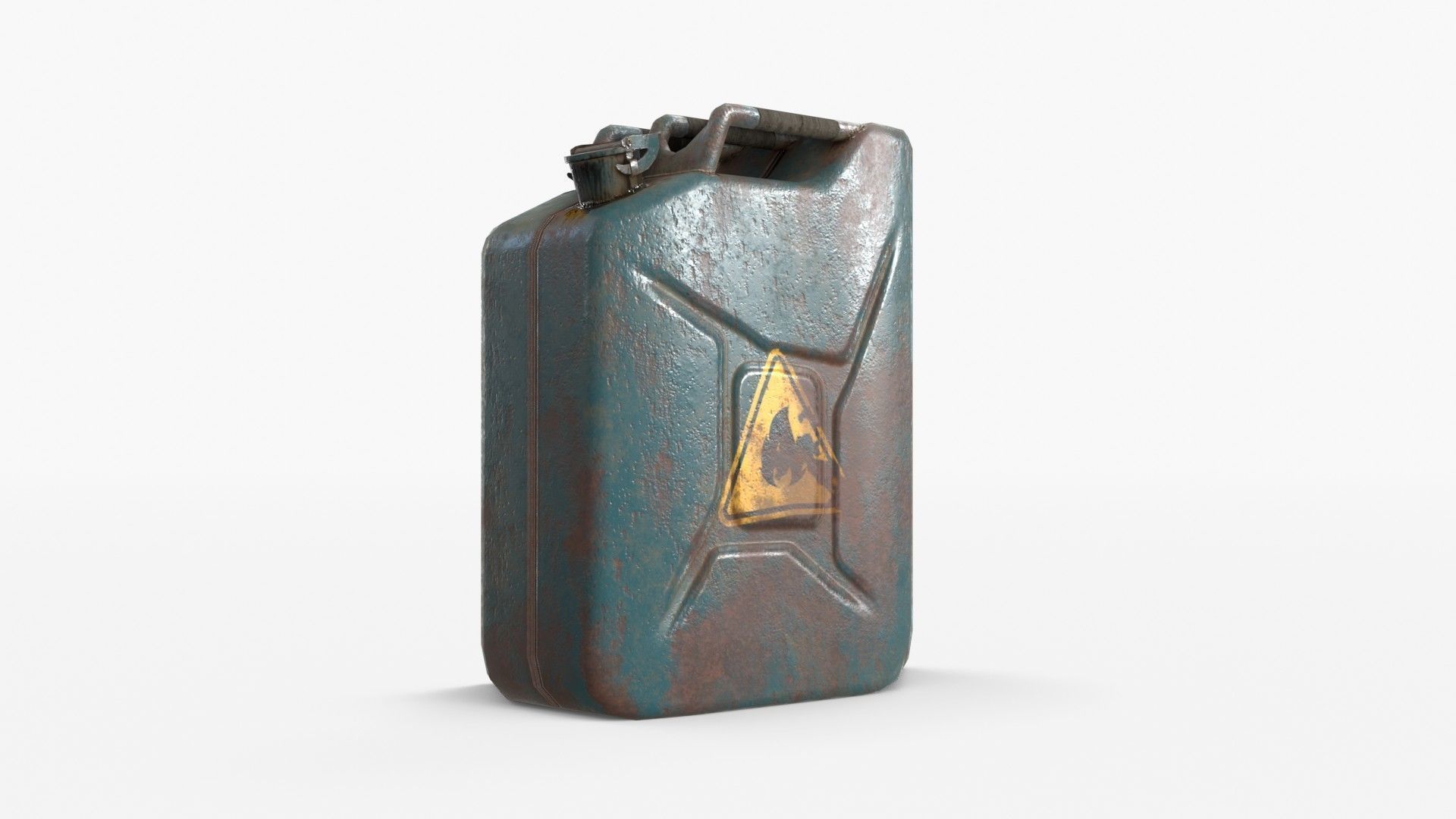 Jerrycan Asset 01 Low-poly 3D model_2