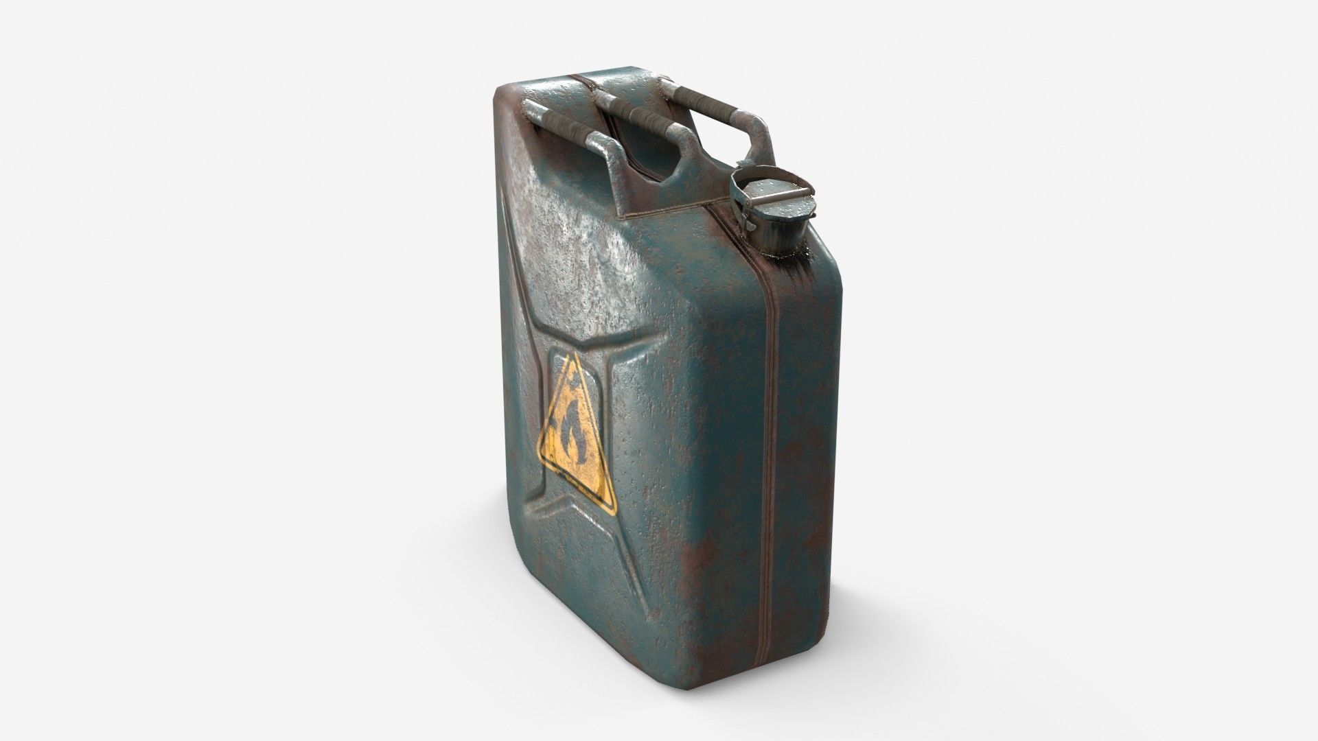 Jerrycan Asset 01 Low-poly 3D model_6