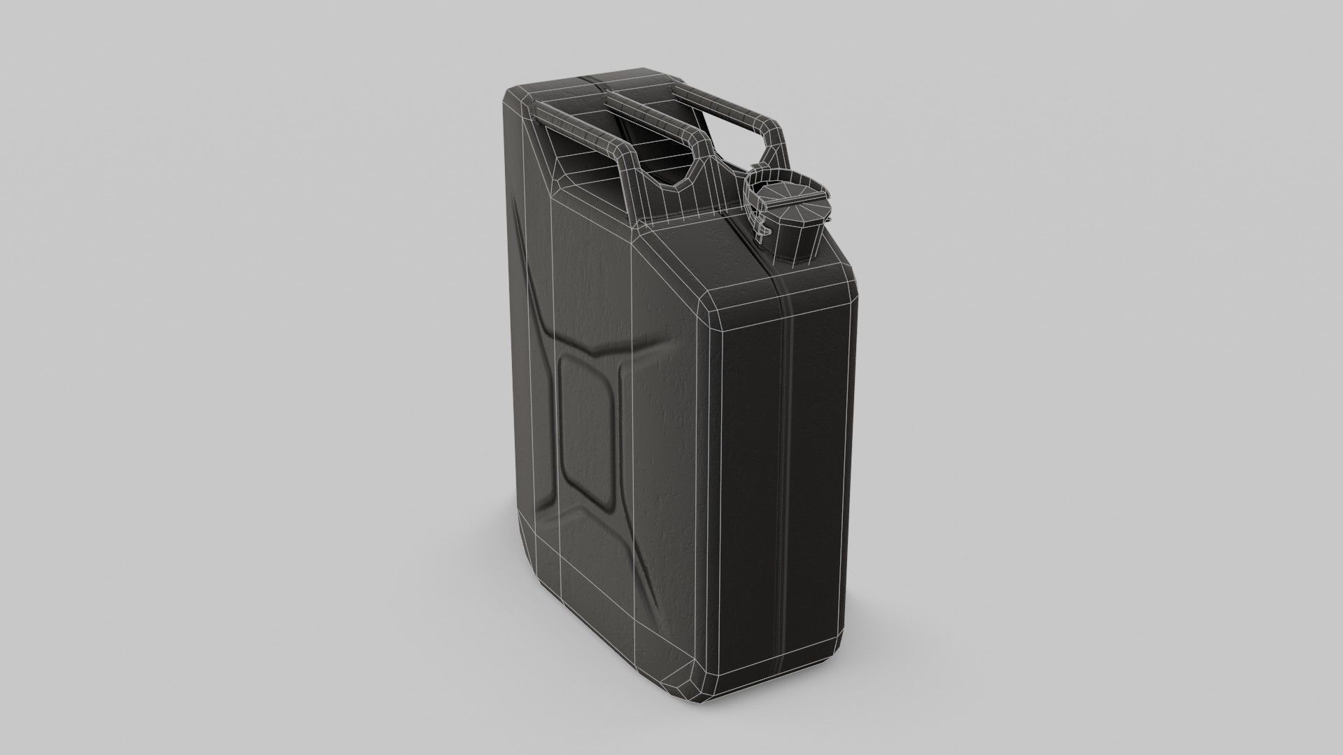 Jerrycan Asset 01 Low-poly 3D model_12